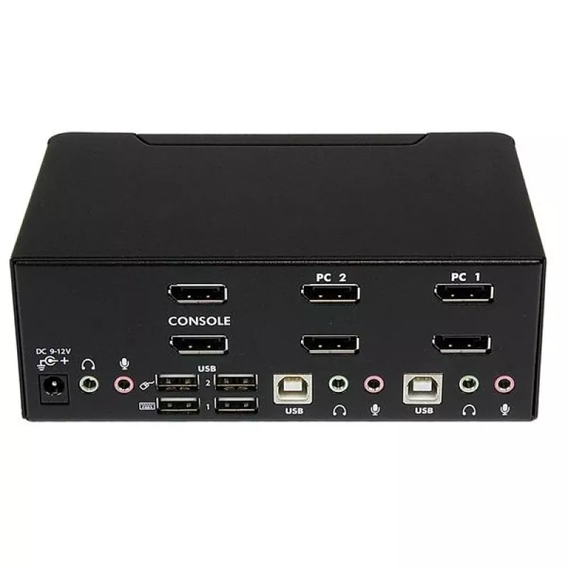 StarTech.com Διακόπτης KVM USB 2 θυρών Dual DisplayPort με ήχο & hub USB 2.0