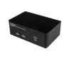 StarTech.com Διακόπτης KVM USB 2 θυρών Dual DisplayPort με ήχο & hub USB 2.0