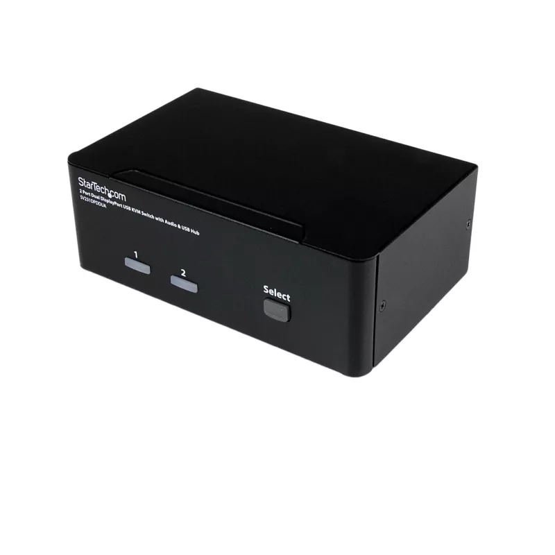 StarTech.com Διακόπτης KVM USB 2 θυρών Dual DisplayPort με ήχο & hub USB 2.0