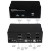 StarTech.com Διακόπτης KVM DisplayPort 2 θυρών για δύο οθόνες – 4K 60Hz