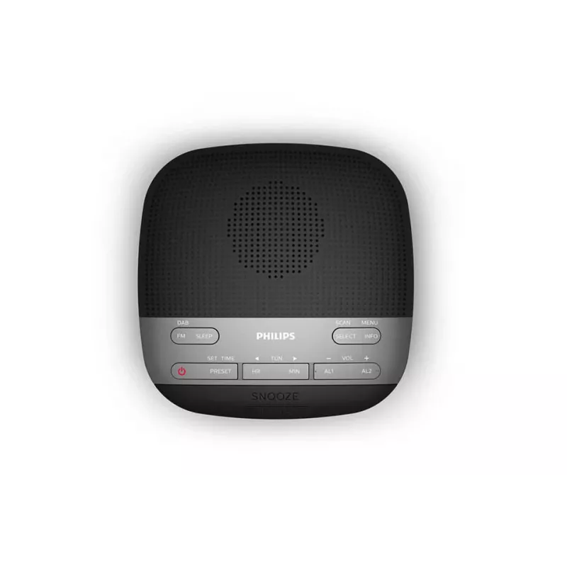 Philips TAR3505/12 Ραδιόφωνο ρολόι ψηφιακό μαύρο, γκρι