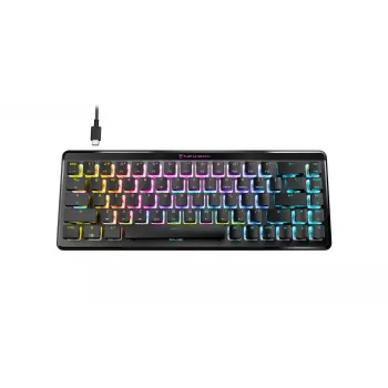 Turtle Beach Vulcan II Mini Air Πληκτρολόγιο Gaming RF Ασύρματο + Bluetooth QWERTZ Γερμανικό Μαύρο