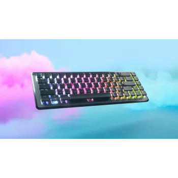 Turtle Beach Vulcan II Mini Air Πληκτρολόγιο Gaming RF Ασύρματο + Bluetooth QWERTZ Γερμανικό Μαύρο