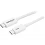 StarTech.com Καλώδιο Thunderbolt 3 – 20 Gbit/s – 1 m – Λευκό – Συμβατό με Thunderbolt, USB και DisplayPort