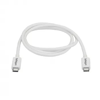 StarTech.com Καλώδιο Thunderbolt 3 – 20 Gbit/s – 1 m – Λευκό – Συμβατό με Thunderbolt, USB και DisplayPort