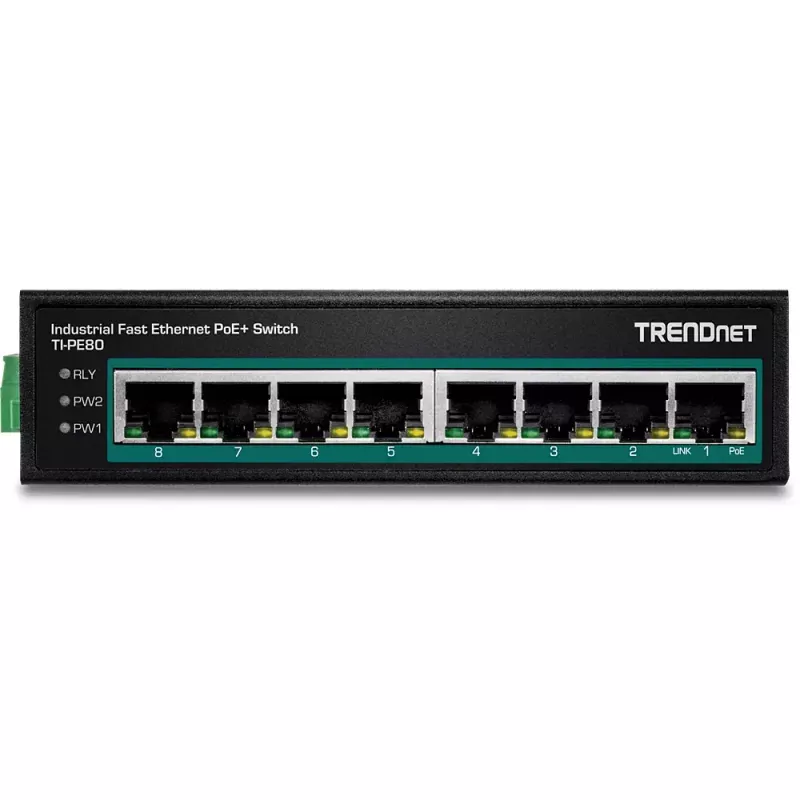 Μη διαχειριζόμενος διακόπτης Trendnet TI-PE80
