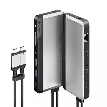 Σταθμός σύνδεσης ALOGIC 10-in-1 Dual USB-C Super Dock