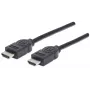 Καλώδιο HDMI αρσενικό σε αρσενικό Manhattan HDMM6 4K@30Hz 1,8 m μαύρο