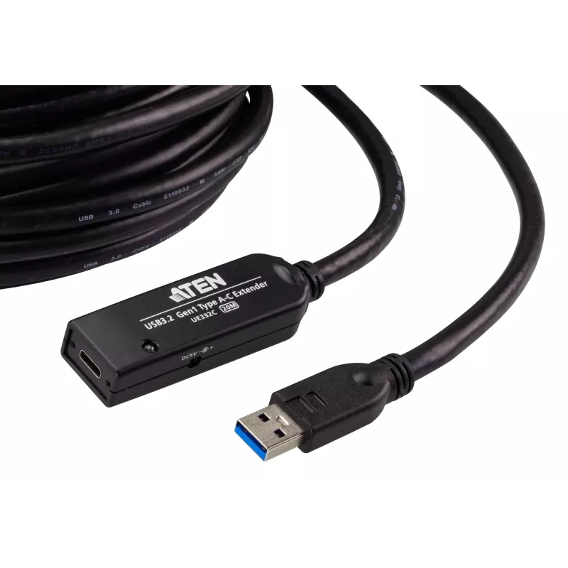 ATEN 20 M Καλώδιο επέκτασης USB 3.2 Gen1 USB A σε USB C 5 Gbit/s