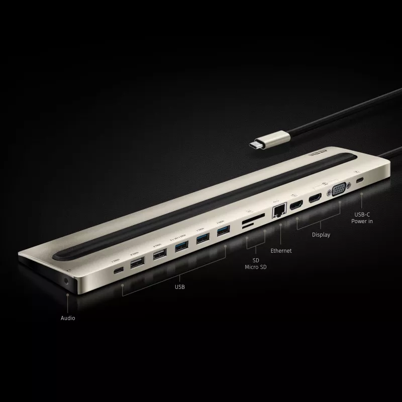 ATEN USB-C Multiport-Dock με Power Pass-Through