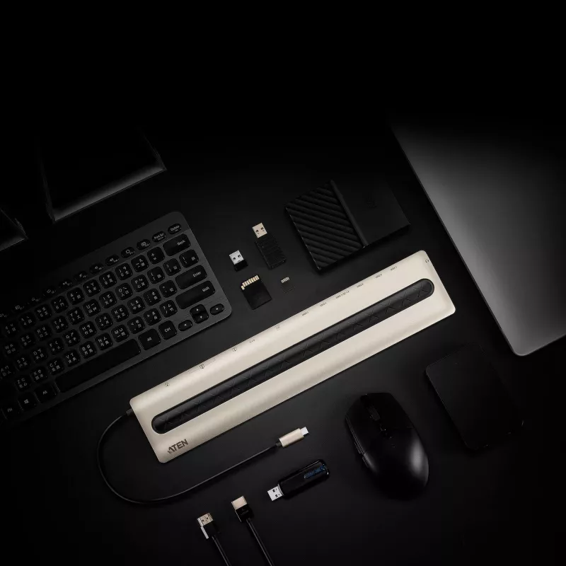 ATEN USB-C Multiport-Dock με Power Pass-Through