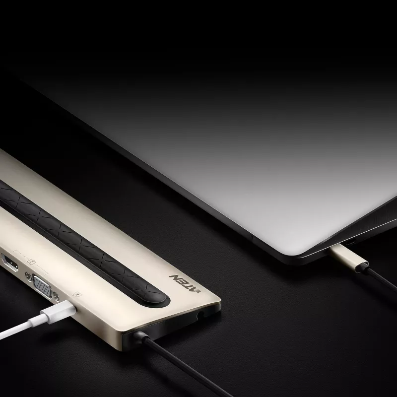 ATEN USB-C Multiport-Dock με Power Pass-Through