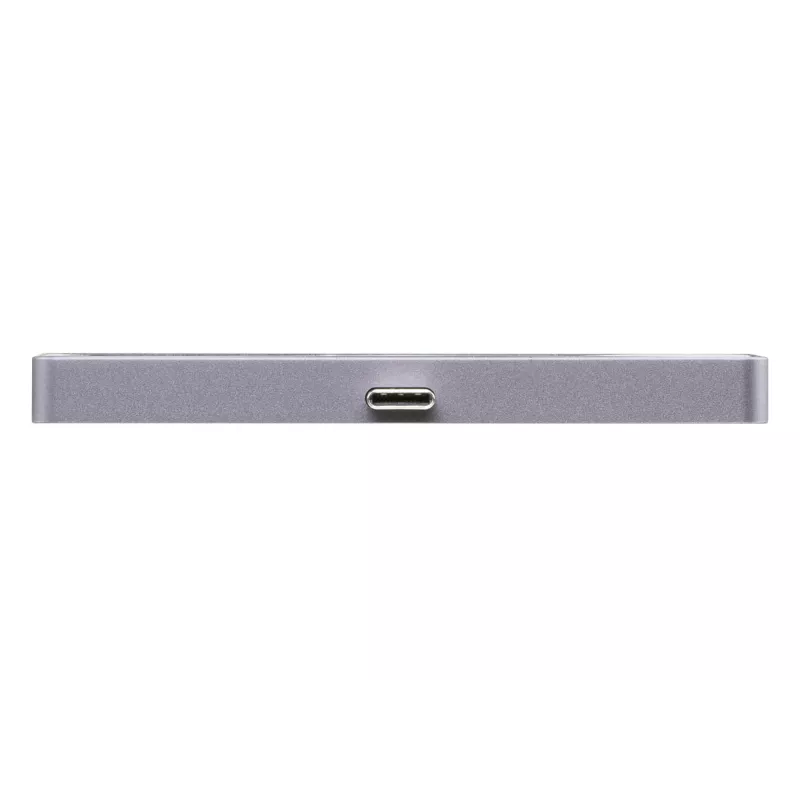 ATEN USB-C Travel Dock με διέλευση ρεύματος, Universal, USB Type-C, Μαύρο, Ασημί