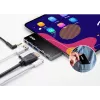 ATEN USB-C Travel Dock με διέλευση ρεύματος, Universal, USB Type-C, Μαύρο, Ασημί