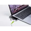ATEN USB-C Travel Dock με διέλευση ρεύματος, Universal, USB Type-C, Μαύρο, Ασημί