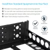 StarTech.com 3U σταθερές 19-ιντσών Universal-Server-Rackschienen με ρυθμιζόμενο βάθος