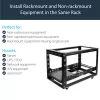 StarTech.com 3U σταθερές 19-ιντσών Universal-Server-Rackschienen με ρυθμιζόμενο βάθος