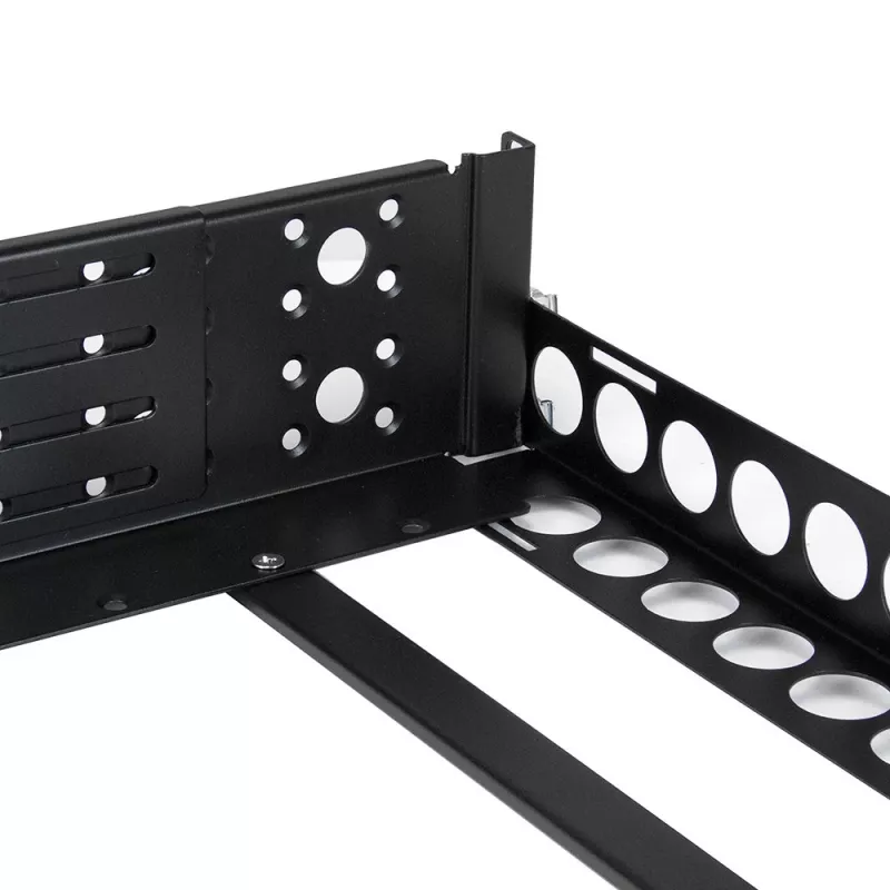 StarTech.com 3U σταθερές 19-ιντσών Universal-Server-Rackschienen με ρυθμιζόμενο βάθος