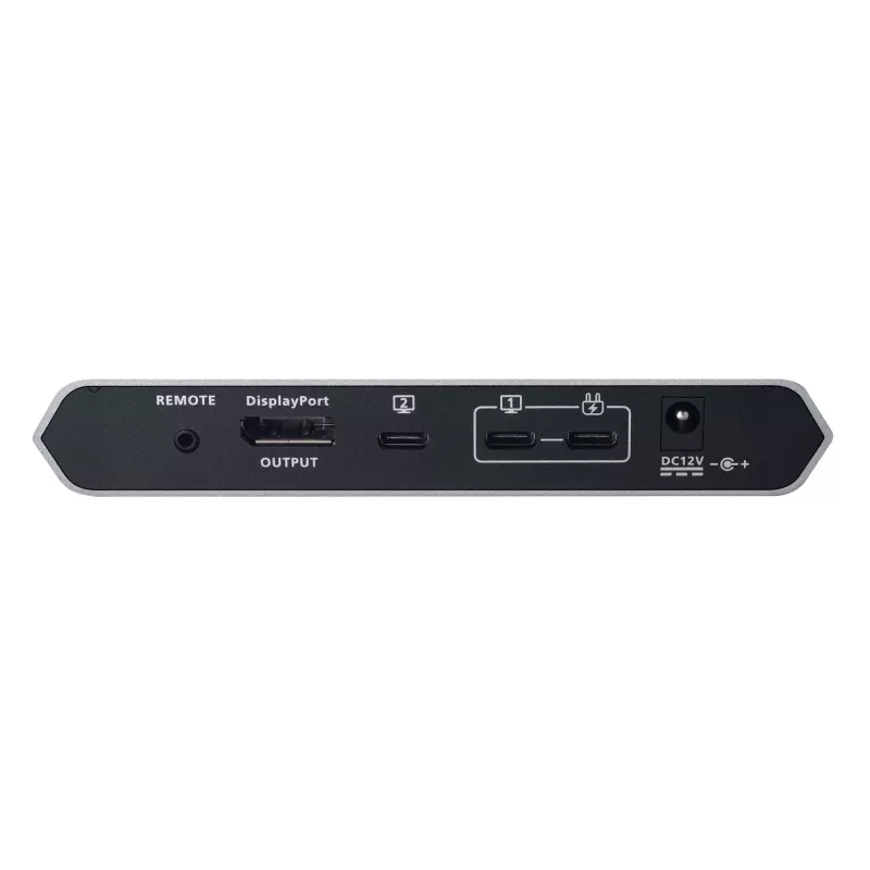 ATEN 2-Port 4K DisplayPort USB-C KVM Dock Switch με Power Pass-through