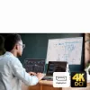 ATEN 2-Port 4K DisplayPort USB-C KVM Dock Switch με Power Pass-through