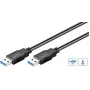 Microconnect USB3.0AA2B καλώδιο USB 3.2 Gen 1, USB-A (αρσενικό) σε USB-A (αρσενικό), 2 m, μαύρο