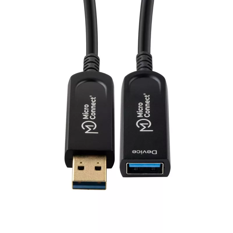 Microconnect USB3.0AAF20AOP Καλώδιο USB USB 3.2 Gen 1 (3.1 Gen 1) 20 m USB A μαύρο