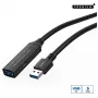 Microconnect USB3.0AAF5A ενεργό καλώδιο προέκτασης USB 3.2 Gen 1, USB-A (αρσενικό) σε USB-A (θηλυκό), 5 m