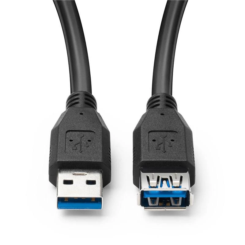 Microconnect USB3.0AAF5B USB 3.2 Gen 1 καλώδιο προέκτασης, USB-A αρσενικό σε USB-A θηλυκό, 5 m, μαύρο