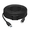 Microconnect USB3.1CA10AMP Καλώδιο USB USB 3.2 Gen 1 (3.1 Gen 1) 10 m USB C USB A μαύρο
