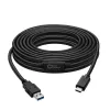 Microconnect USB3.1CA5AMP Καλώδιο USB USB 3.2 Gen 1 (3.1 Gen 1) 5 m USB C USB A μαύρο