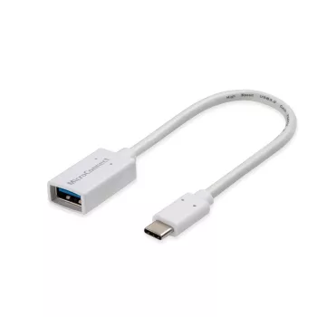 Microconnect USB3.1CAF02W Καλώδιο USB USB 3.2 Gen 1 (3.1 Gen 1) 0,2 m USB C USB A λευκό
