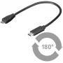Microconnect USB3.1CAMB02 Καλώδιο USB USB 2.0 0,2 m Micro-USB B USB C μαύρο