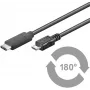 Microconnect USB3.1CAMIB1 Καλώδιο USB USB 2.0 1 m USB C Micro-USB B μαύρο