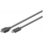 Microconnect USB3.1CAMIB3.06 Καλώδιο USB USB 3.2 Gen 2 (3.1 Gen 2) 0,6 m USB C Micro-USB B Μαύρο