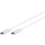 Microconnect USB3.1CC05W Καλώδιο USB USB 3.2 Gen 2 (3.1 Gen 2) 0,5 m USB C Λευκό