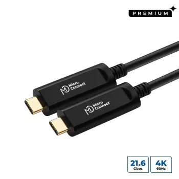 Microconnect USB3.1CC20OP Καλώδιο USB USB 3.2 Gen 2 (3.1 Gen 2) 20 m USB C Μαύρο