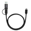 Microconnect USB3.1CCA1 Καλώδιο USB USB 3.2 Gen 1 (3.1 Gen 1) 1 m USB C Μαύρο