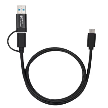 Microconnect USB3.1CCA1 Καλώδιο USB USB 3.2 Gen 1 (3.1 Gen 1) 1 m USB C Μαύρο