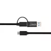 Microconnect USB3.1CCA1 Καλώδιο USB USB 3.2 Gen 1 (3.1 Gen 1) 1 m USB C Μαύρο