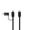 Microconnect USB3.1CCA1 Καλώδιο USB USB 3.2 Gen 1 (3.1 Gen 1) 1 m USB C Μαύρο