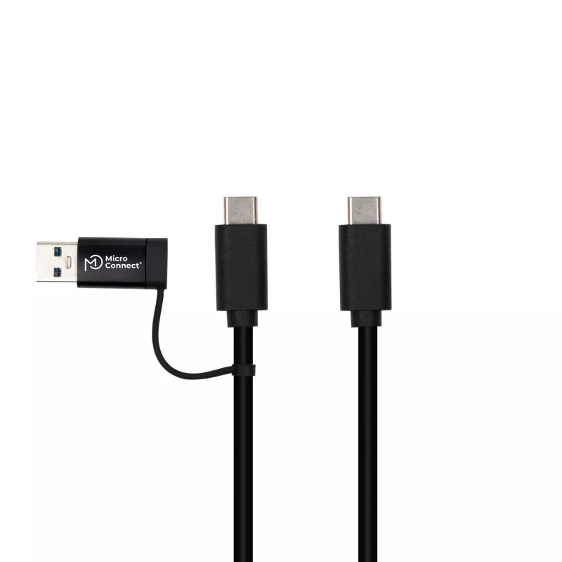 Microconnect USB3.1CCA1 Καλώδιο USB USB 3.2 Gen 1 (3.1 Gen 1) 1 m USB C Μαύρο