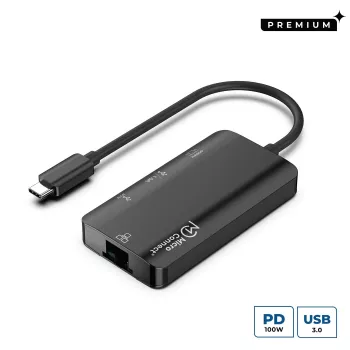 Microconnect USB3.1CCOM16 Θύρα σύνδεσης φορητού υπολογιστή/πολλαπλών θυρών ενσύρματο USB 3.2 Gen 1 (3.1 Gen 1) Type-C Γκρι