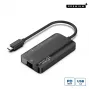 Microconnect USB3.1CCOM16 Θύρα σύνδεσης φορητού υπολογιστή/πολλαπλών θυρών ενσύρματο USB 3.2 Gen 1 (3.1 Gen 1) Type-C Γκρι
