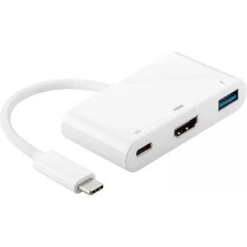 Microconnect USB3.1CCOM2 Προσαρμογέας γραφικών USB Λευκό