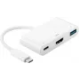 Microconnect USB3.1CCOM2 Προσαρμογέας γραφικών USB Λευκό