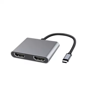 Microconnect USB3.1CHDMIX2 Προσαρμογέας γραφικών USB Μαύρο