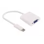 Microconnect USB3.1CVGAW Προσαρμογέας γραφικών USB Λευκό