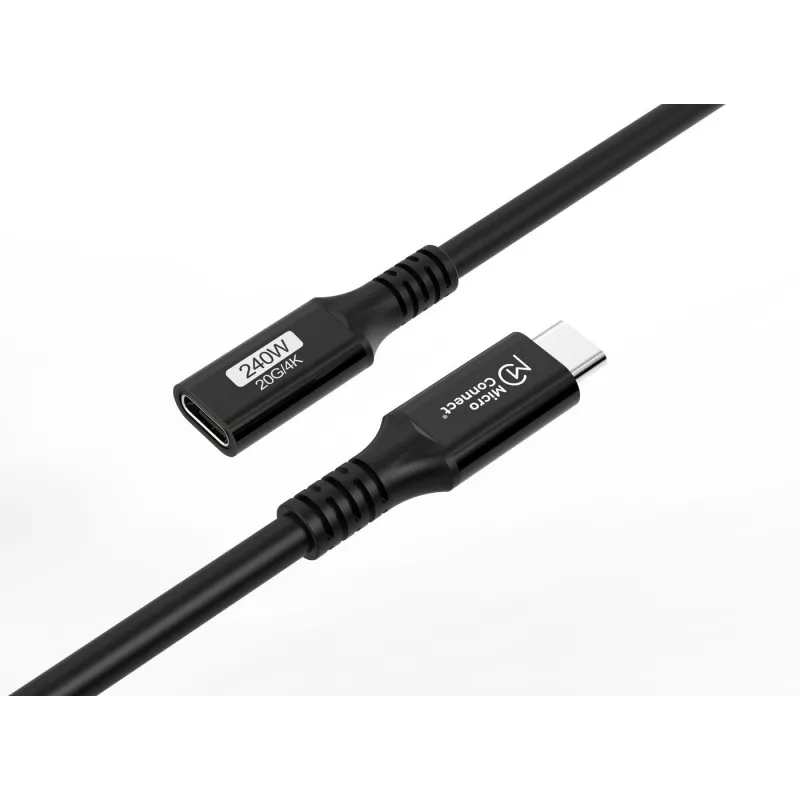 Microconnect USB3.2CC1.5EX Καλώδιο USB USB4 Gen 2x2 1,5 m USB C Μαύρο