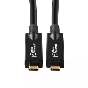 Microconnect USB3.2CC12OP Καλώδιο USB USB 3.2 Gen 2 (3.1 Gen 2) 12,5 m USB-C μαύρο