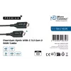 Καλώδιο USB Microconnect USB3.2CC15OP 15 m USB-C μαύρο 10 Gbit/s